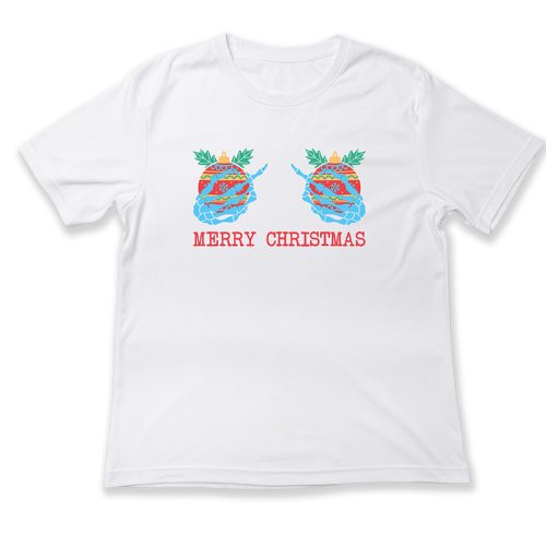 Merry Christmas, csontvázkezes, Karácsony