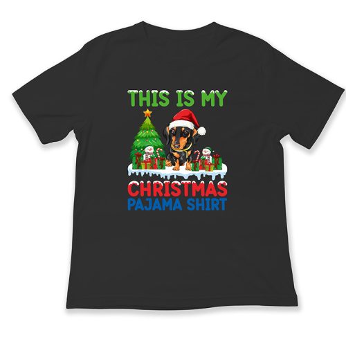 This is my Christmas pajama shirt, kutyás alvós póló, Karácsony