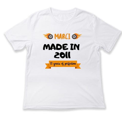 Marci, Made in 2011, 13 years of perfection, kerekes