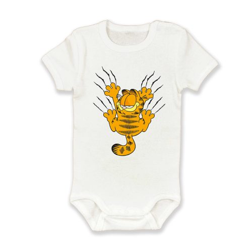 Garfield háttal karommal csúszik
