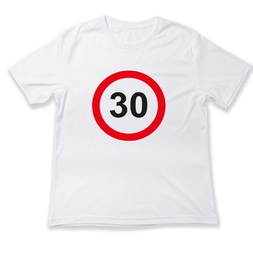 30. születésnap, KRESZ tábla