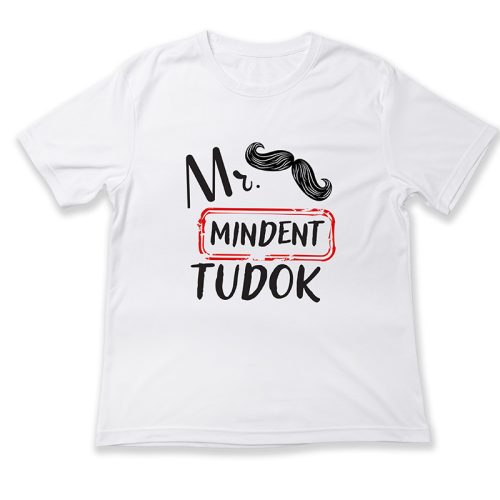 Mr. Mindent tudok, bajszos