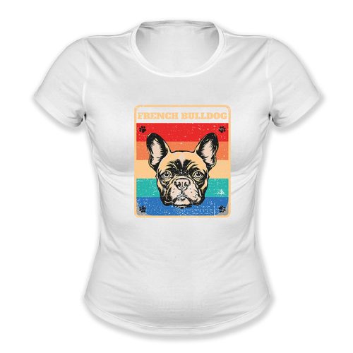 French bulldog, retró