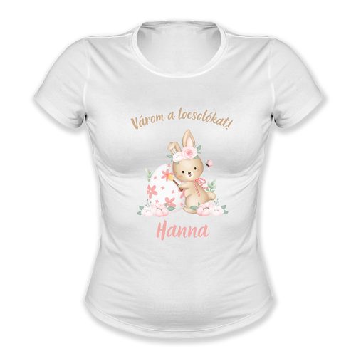 Várom a locsolókat, nyuszi, Hanna, Húsvét