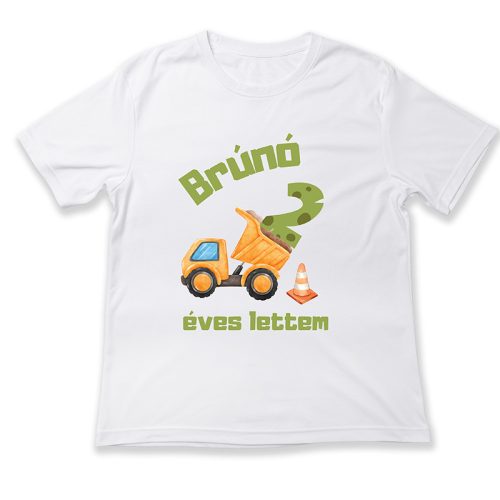 2 éves lettem, dömperes, Brúnó