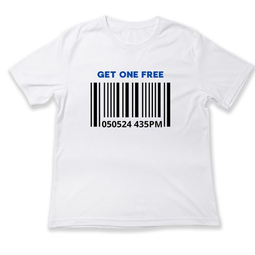 Get on free, barcode