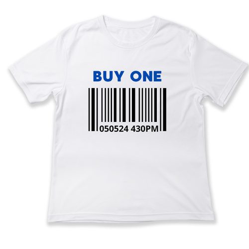 Buy one, barcode